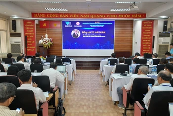 Quang cảnh hội thảo “Cơ chế chuyển dịch đất đai và chính sách pháp lý đột phá cho Thành phố Hồ Chí Minh”.