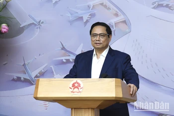Thủ tướng Phạm Minh Chính phát biểu chỉ đạo tại hội nghị.