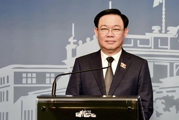 Chủ tịch Quốc hội Vương Đình Huệ. (Ảnh: TTXVN)