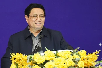 [Ảnh] Thủ tướng Phạm Minh Chính làm việc với Tập đoàn Điện lực Việt Nam