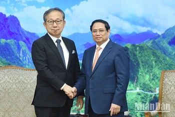 Thủ tướng Phạm Minh Chính tiếp Đại sứ Nhật Bản tại Việt Nam Yamada Takio.