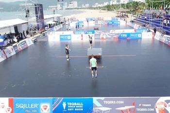 Giải Teqball Thế giới 2024 được tổ chức tại bãi biển Quảng trường Chiến Thắng, thành phố Quy Nhơn.