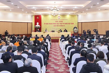 Hội nghị Ủy ban Trung ương Mặt trận Tổ quốc Việt Nam lần thứ 9, khóa 9, nhiệm kỳ 2019-2024.