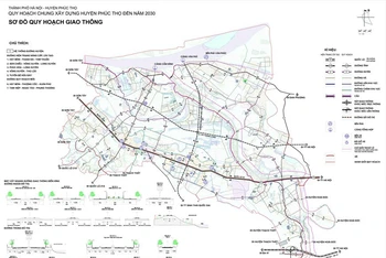 Quy hoạch giao thông đến năm 2030 huyện Phúc Thọ. 