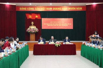 Quang cảnh hội thảo.