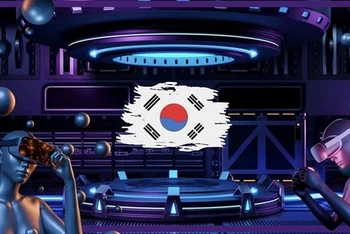 Hàn Quốc đang đứng thứ 12 trên thế giới về thị phần trong lĩnh vực Metaverse. (Nguồn: Nftnewspro)