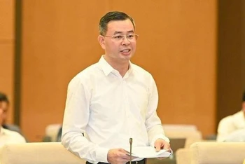 Phó Tổng Kiểm toán Nhà nước Ngô Văn Tuấn. (Ảnh: DUY LINH)