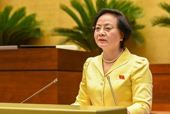 Bộ trưởng Nội vụ Phạm Thị Thanh Trà.