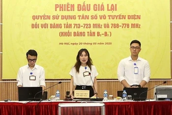 Buổi đấu giá khối băng tần B2-B2'.