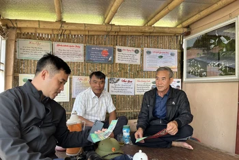Nhà ông Phan Văn Tiếp là địa điểm của đội tự quản vùng đệm.