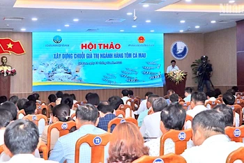 Hội thảo “xây dựng chuỗi giá trị ngành hàng tôm Cà Mau” nhận được sự quan tâm các bên có liên quan trong ngành hàng tôm.