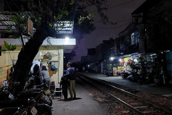 Gác chắn nơi xảy ra vụ việc.