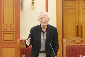 Nguyên Phó Thủ tướng Chính phủ Vũ Khoan. (Ảnh: TTXVN)