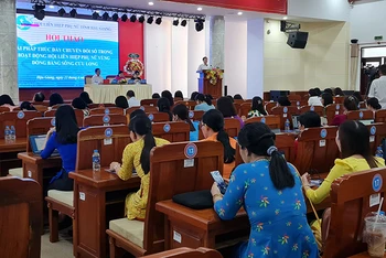 Quang cảnh hội thảo.