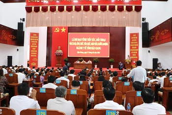 Quang cảnh buổi đối thoại.