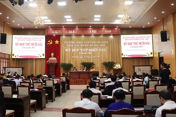 Quang cảnh kỳ họp.