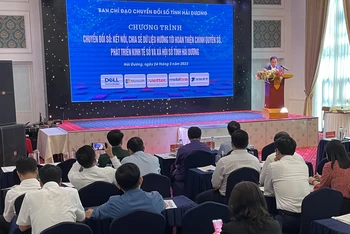 Chương trình Ngày chuyển đổi số ở Hải Dương.