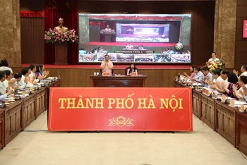 Quang cảnh hội nghị đối thoại sáng 9/8.