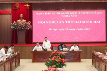 Quang cảnh hội nghị chiều 28/4.
