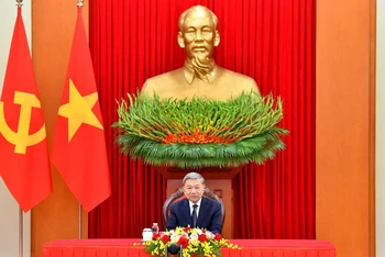 Tổng Bí thư Tô Lâm điện đàm với Chủ tịch Đảng Đại hội Dân tộc Phi, Tổng thống Nam Phi Cyril Ramaphosa.