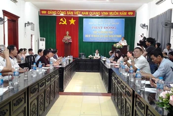 Toàn cảnh buổi phát động Cuộc thi ảnh nghệ thuật với chủ đề “Về miền Di tích, danh thắng xứ Thanh”.