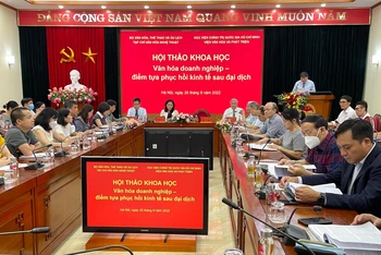 Quang cảnh hội thảo khoa học.