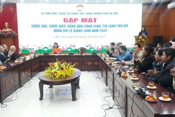 Quang cảnh buổi gặp mặt.