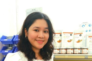 Chị Chau Ngọc Dịu, người sáng lập thương hiệu mật thốt nốt Palmania.
