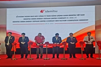 Khánh thành nhà máy chế biến gỗ, sản xuất nhiên liệu sinh học rắn tại thị xã Hoài Nhơn.