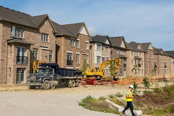 Một dự án nhà ở tại Ontario, Canada. (Ảnh REUTERS)