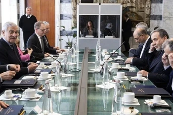 Vòng đàm phán thứ 2 giữa Mỹ và Iran được tổ chức tại Italy và do Oman làm trung gian. (Ảnh EPA)