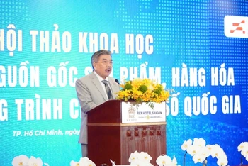 Theo ông Phạm Văn Thọ, Chủ tịch ACTIV: "Mỗi chip RFID là một câu chuyện hoàn chỉnh, được mã hóa với độ an toàn tuyệt đối". (Ảnh: LÊ HƯƠNG)