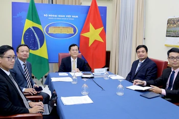 Phiên tham khảo chính trị cấp Thứ trưởng Ngoại giao lần thứ VIII bằng hình thức hội đàm trực tuyến.