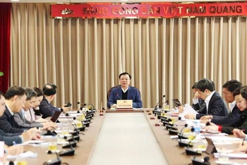 Quang cảnh Hội nghị sáng 20/12.