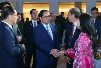 Thủ tướng Phạm Minh Chính đến dự Lễ kỷ niệm 78 năm Quốc khánh nước Cộng hòa xã hội chủ nghĩa Việt Nam và chào mừng quan hệ Đối tác chiến lược toàn diện Việt Nam-Hoa Kỳ.
