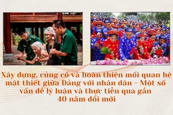 Xây dựng, củng cố và hoàn thiện mối quan hệ mật thiết giữa Đảng với nhân dân - Một số vấn đề lý luận và thực tiễn qua gần 40 năm đổi mới