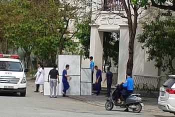 Hiện trường vụ việc.