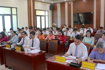 Kỳ họp thứ 25 Hội đồng nhân dân huyện Cô Tô.