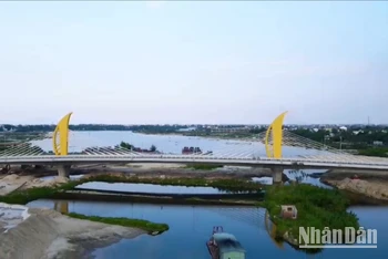 Cầu Nguyễn Duy Hiệu bắt qua sông Cổ Cò đã hoàn thành, đưa vào sử dụng.