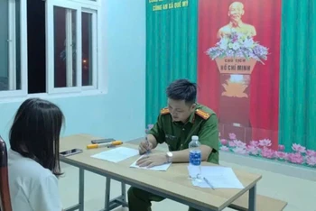 Tại cơ quan công an, bà N.N.U.L. đã thừa nhận toàn bộ hành vi sai phạm của mình.