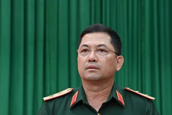 Trung tướng Nguyễn Hồng Thái, Tư lệnh Quân khu 1 giữ chức Thứ trưởng Bộ Quốc phòng. (Ảnh: Quân khu 1).