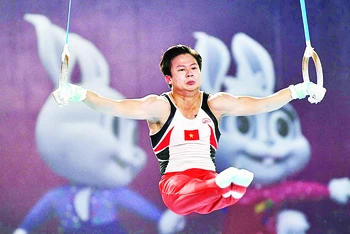 Nguyễn Văn Khánh Phong là một trong những VĐV trẻ nổi bật của TDDC Việt Nam. Ảnh: Nam Trần