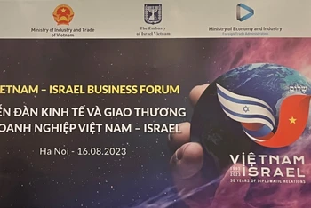 Gia tăng kim ngạch thương mại Việt Nam-Israel lên 3 tỷ USD