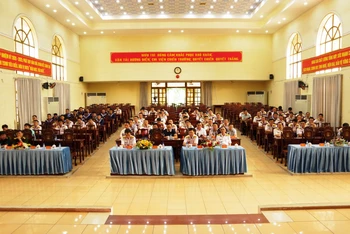 Lễ bàn giao hệ thống máy lọc nước tinh khiết cho Lữ đoàn 125 Hải quân.
