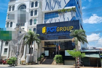 Trụ sở của Công ty Cổ phần Đầu tư Kinh doanh Nhà Phú Gia Thịnh.