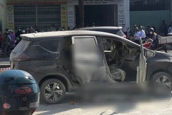 Hiện trường vụ việc.