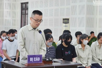 Wang YunTao tại phiên tòa. (Ảnh: AD)
