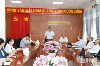 Quang cảnh buổi họp báo.