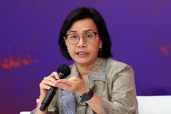 Bộ trưởng Tài chính Indonesia Sri Mulyani Indrawati. (Ảnh: Reuters)