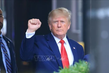 Cựu Tổng thống Mỹ Donald Trump tại thành phố New York, ngày 10/8/2022. (Ảnh: AFP/TTXVN)